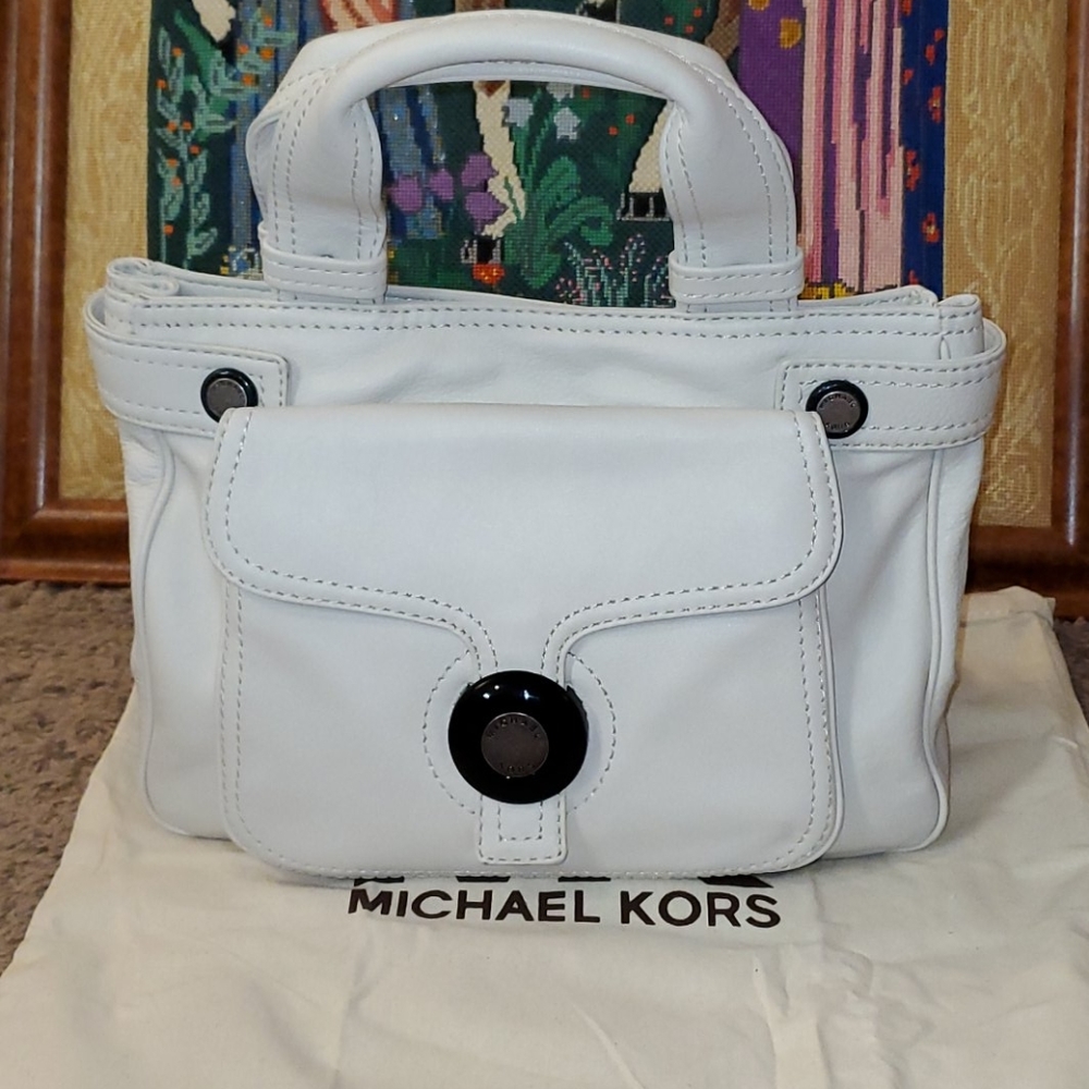 Michael Kors Ivory Soft Leather Handbag
